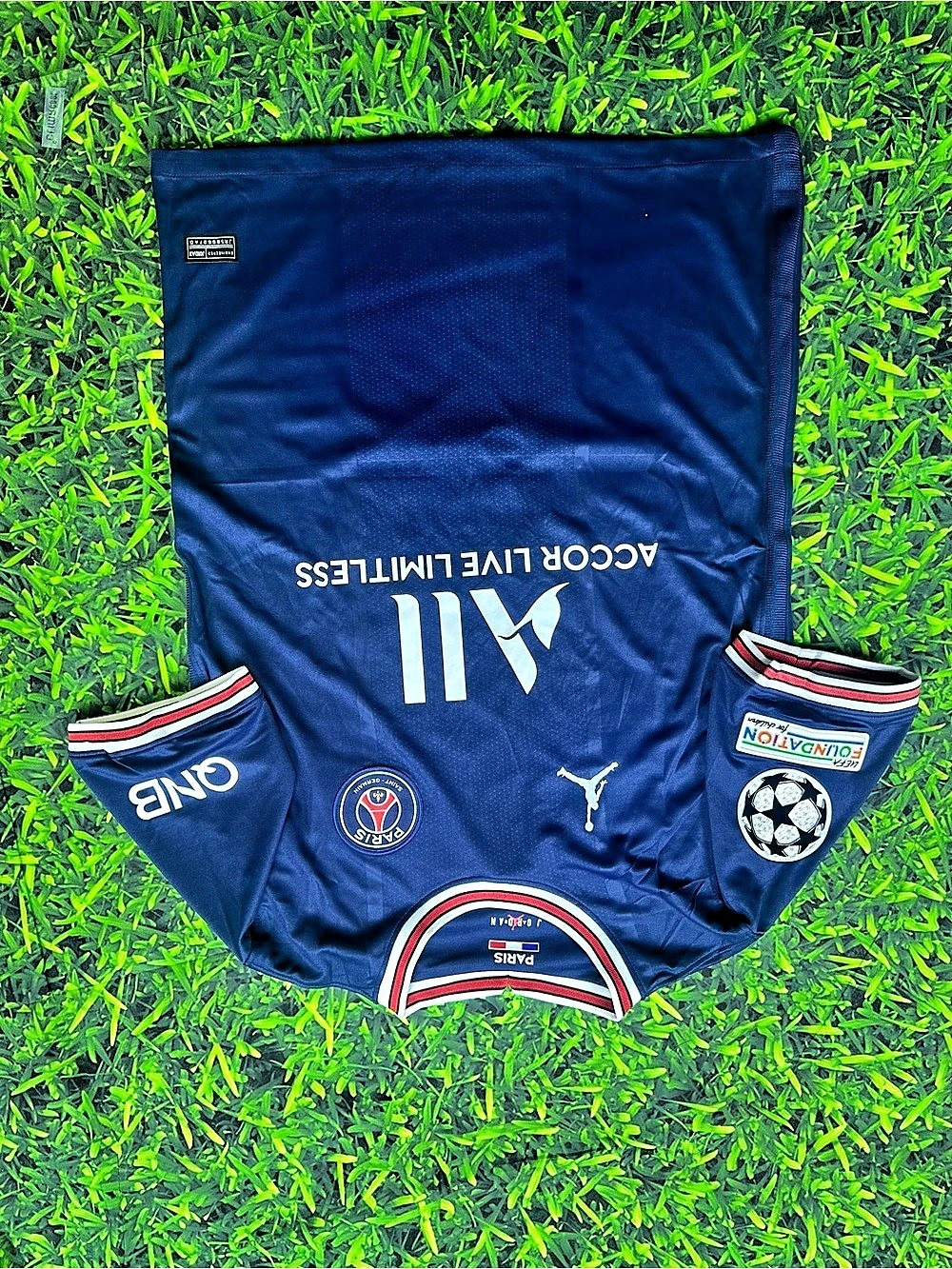 Nike Jordan x PSG Lionel Messi 30 Home Jersey 2021/22 Blue & White
